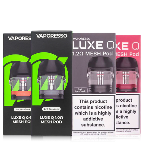 Luxe Q Replacement pods By Vaporesso 4 Pack